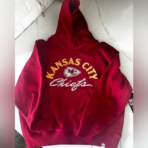 NWT Kansas City Chiefs Women’s Red Hoodie - Brand 47 - Medium